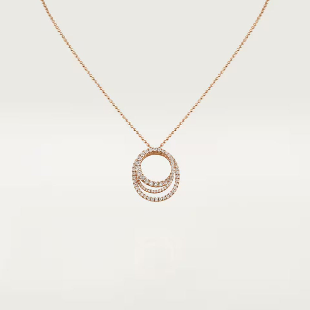 [Luna Brilliance] ETINCELLE  FULL DIAMOND NECKLACE