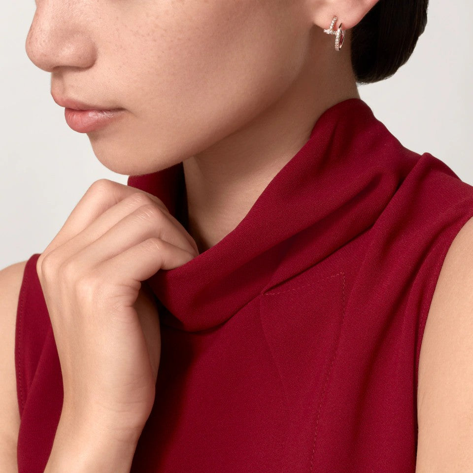 [Luna Brilliance] JUSTE FULL DIAMOND SMALL EARRINGS