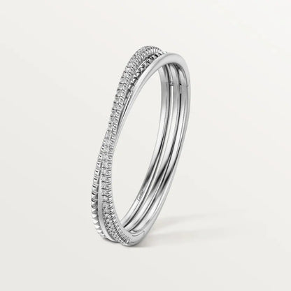 [Luna Brilliance] ETINCELLE HALF-PAVED DIAMOND BRACELET