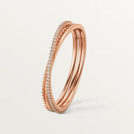 [Luna Brilliance] ETINCELLE HALF-PAVED DIAMOND BRACELET