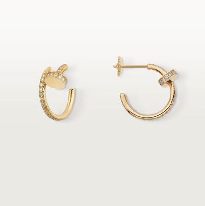 [Luna Brilliance] JUSTE FULL DIAMOND SMALL EARRINGS
