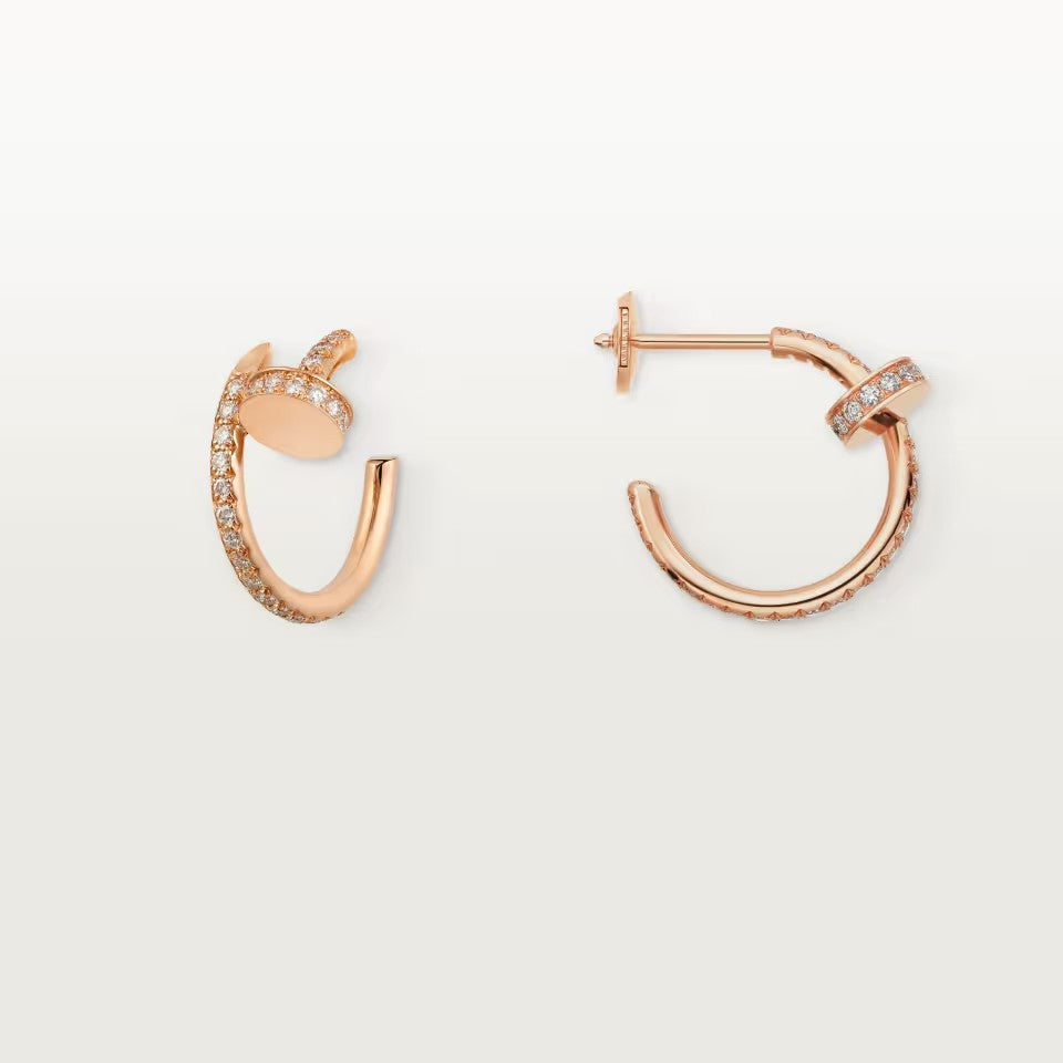 [Luna Brilliance] JUSTE FULL DIAMOND SMALL EARRINGS