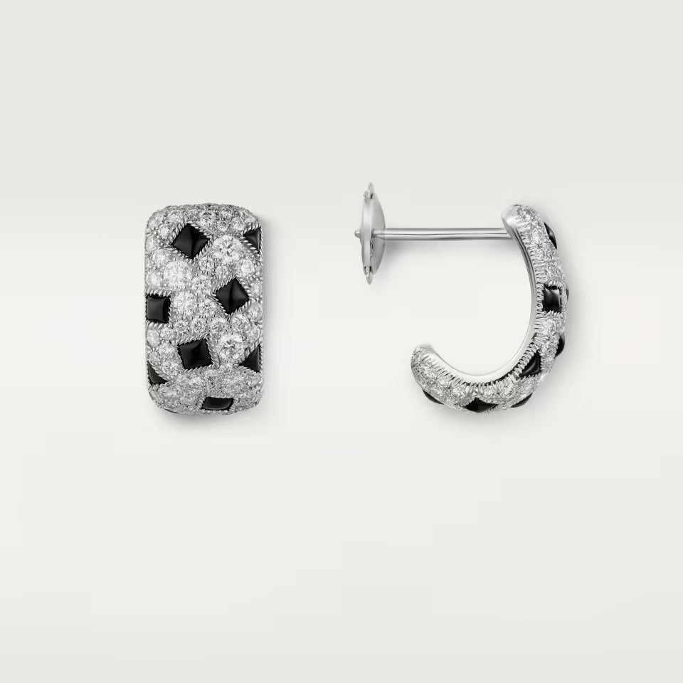 [Luna Brilliance] PANTHERE MINI FULL DIAMOND EARRINGS