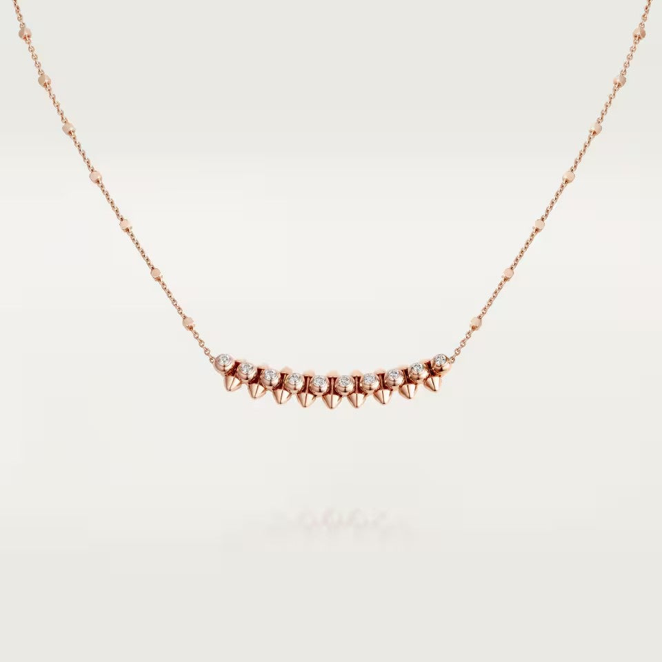 [Luna Brilliance] CLASH  MEDIUM DIAMOND NECKLACE