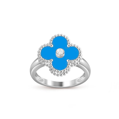 [Luna Brilliance]CLOVER SILVER DIOMND RING COLLECTION