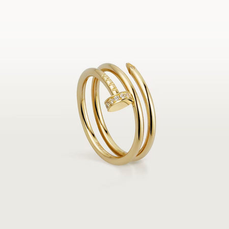 [Luna Brilliance] JUSTE RING 4.8MM HALF DIAMOND