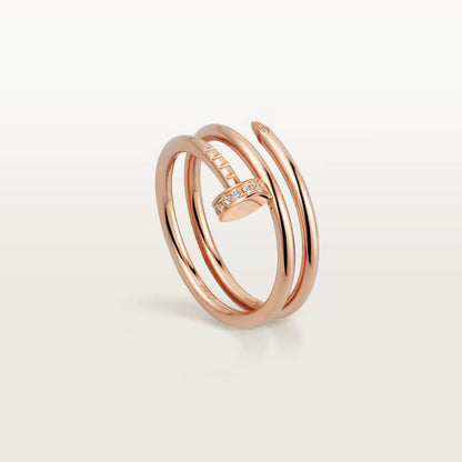 [Luna Brilliance] JUSTE RING 4.8MM HALF DIAMOND