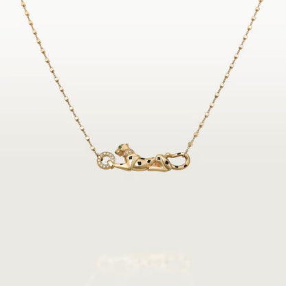 [Luna Brilliance] PANTHERE FULL DIAMOND NECKLACE