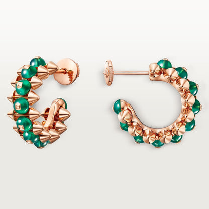 [Luna Brilliance] CLASH 7.9MM AGATE CHALCEDONY EARRINGS