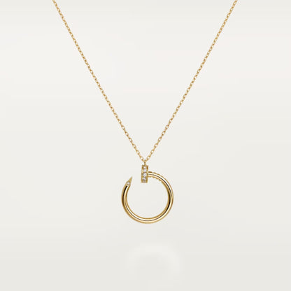 [Luna Brilliance] JUSTE NECKLACE HALF DIAMOND