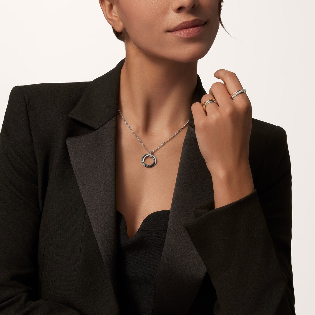 [Luna Brilliance] TRINITY CERAMIC NECKLACE