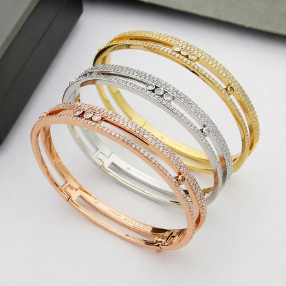 [Luna Brilliance]Move Romane pavé bangle