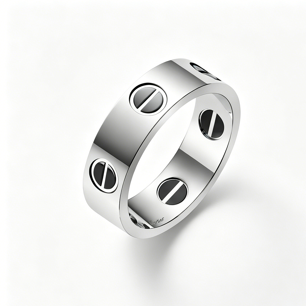 [Luna Brilliance] LOVE RING 5.5MM NO DIAMONDS  CERAMIC