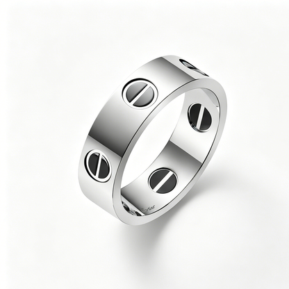 [Luna Brilliance] LOVE RING 5.5MM NO DIAMONDS  CERAMIC