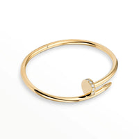 [Luna Brilliance] Clover & Love & Juste 3-Piece Gold Bracelet Stack Set