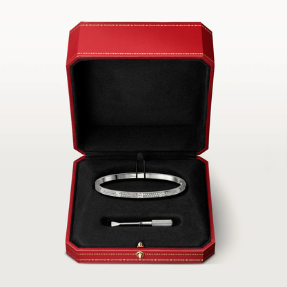 [Luna Brilliance] LOVE BRACELET 3.65MM DIAMOND-PAVED