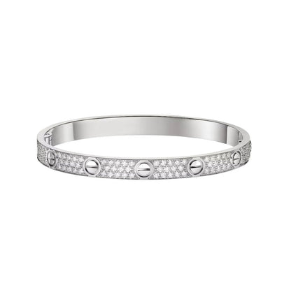 [Luna Brilliance] LOVE BRACELET 6.1MM DIAMOND-PAVED