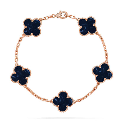 [Luna Brilliance]CLOVER 5 MOTIF PIETERSITE BRACELET COLLECTION