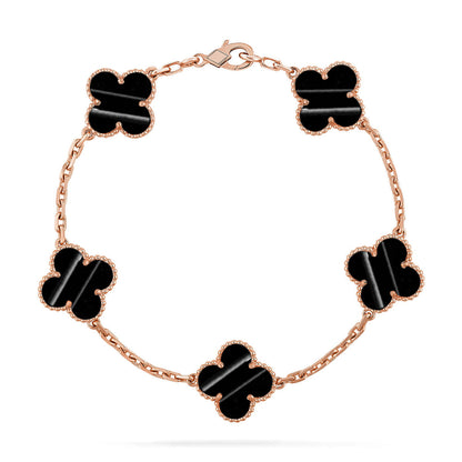 [Luna Brilliance] CLOVER 5 MOTIF PULSAR STONE BRACELET COLLECTION
