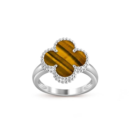 [Luna Brilliance]CLOVER SILVER RING COLLECTION