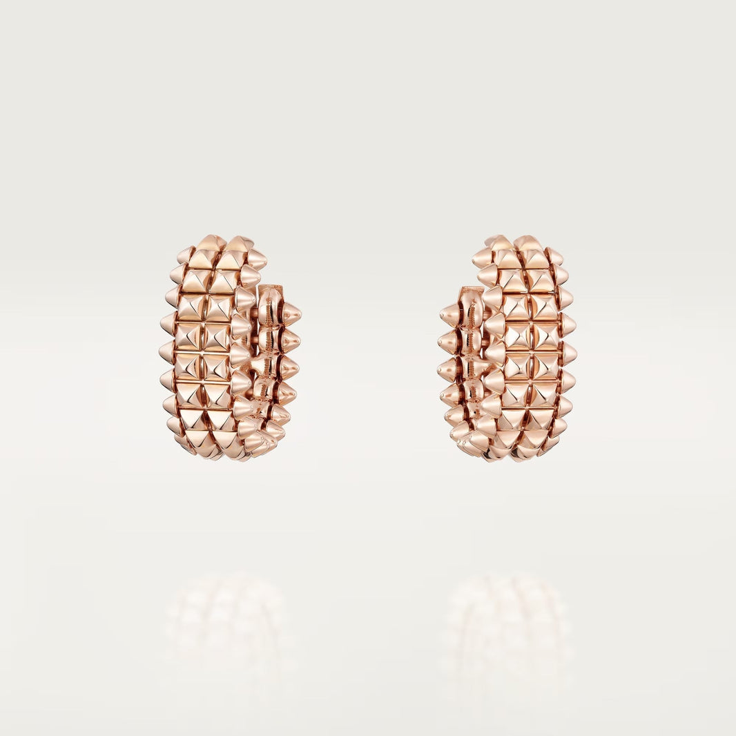 [Luna Brilliance] CLASH 9.2MM DOUBLE ROW EARRINGS