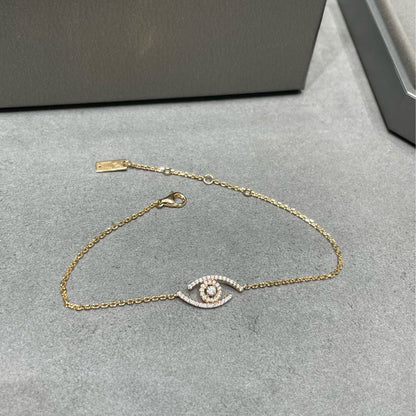 [Luna Brilliance]Lucky Eye Pave-Set Diamond Bracelet