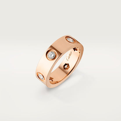[Luna Brilliance] LOVE 5.5MM 6 DIAMOND RING