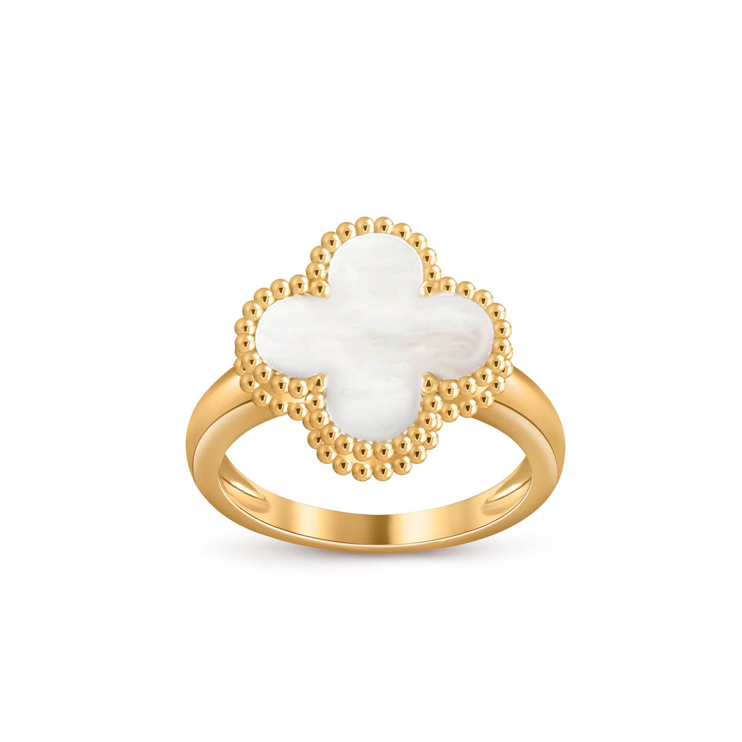 [Luna Brilliance]CLOVER RING GOLD COLLECTION