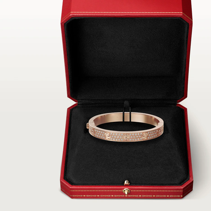 [Luna Brilliance]LOVE BRACELET 6.1MM DIAMOND-PAVED