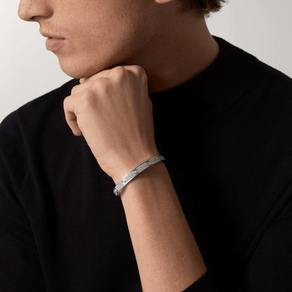 [Luna Brilliance] LOVE BRACELET 6.1MM DIAMOND-PAVED 10 BIG DIAMONDS
