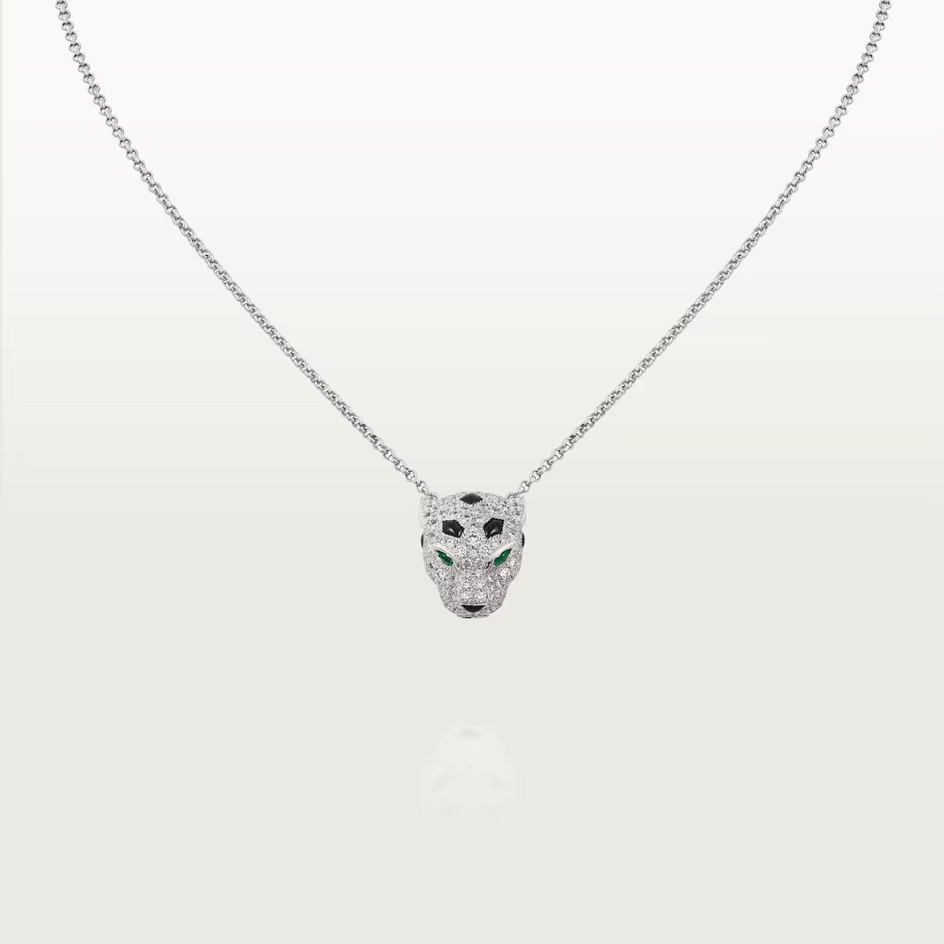 [Luna Brilliance] PANTHERE FULL DIAMOND NECKLACE