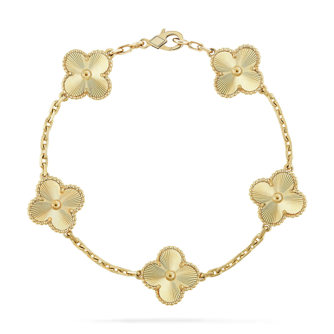 [Luna Brilliance] CLOVER 5 MOTIF LASER BRACELET COLLECTION