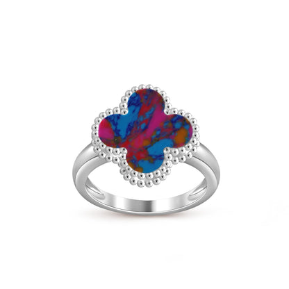 [Luna Brilliance]CLOVER SILVER RING COLLECTION