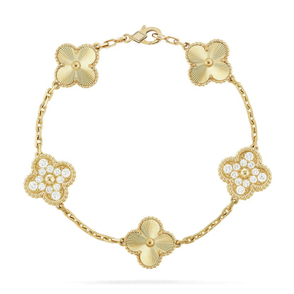 [Luna Brilliance] CLOVER 5 MOTIF LASER BRACELET COLLECTION