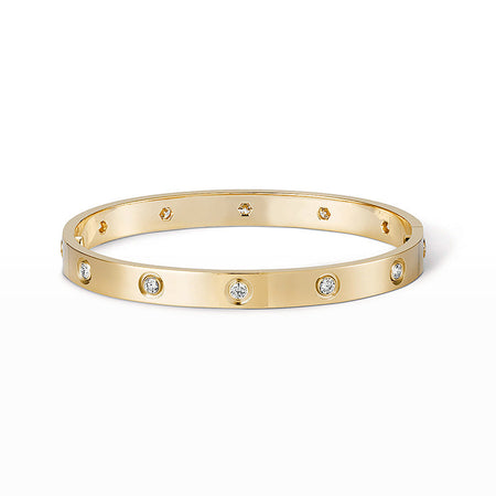 [Luna Brilliance] LOVE BRACELET 6.1MM 10 DIAMONDS
