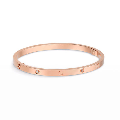 [Luna Brilliance] LOVE BRACELET 3.65MM 6 DIAMONDS