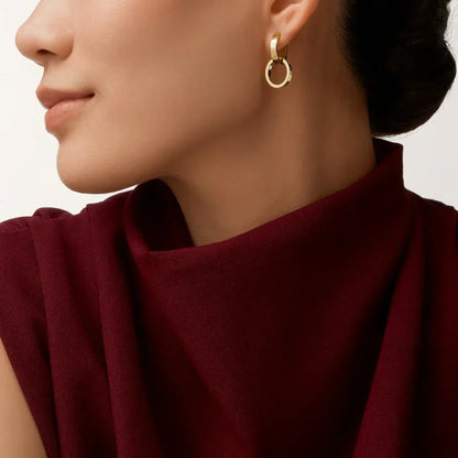 [Luna Brilliance] LOVE 3.3MM DANGLE EARRINGS