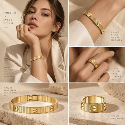 [Luna Brilliance]Love Unlimited Bracelet & Ring Set