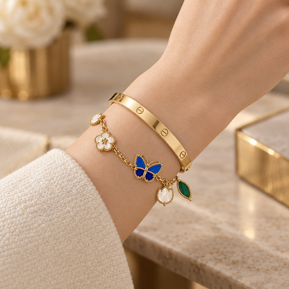 [Luna Brilliance]Lucky Spring & Love Bracelet Stack Set