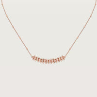 [Luna Brilliance] CLASH  SMALL FULL DIAMOND NECKLACE