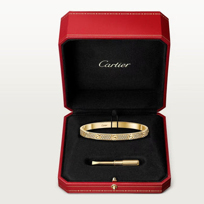 [Luna Brilliance] LOVE BRACELET 4.8MM DIAMOND-PAVED