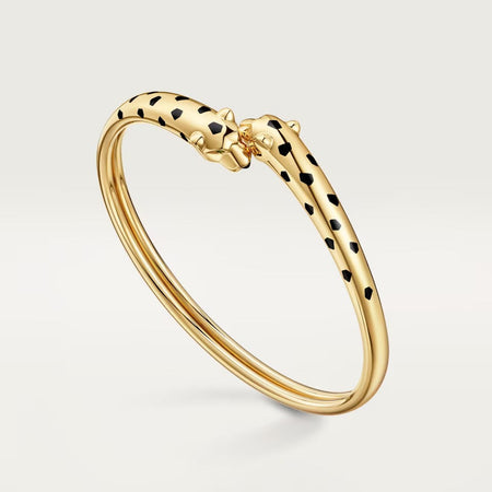 [Luna Brilliance] PANTHERE DOUBLE HEADED OPEN BRACELET