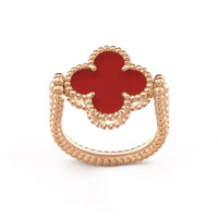 [Luna Brilliance]CLOVER RIVERSIBLE RING ROSE GOLD COLLECTION