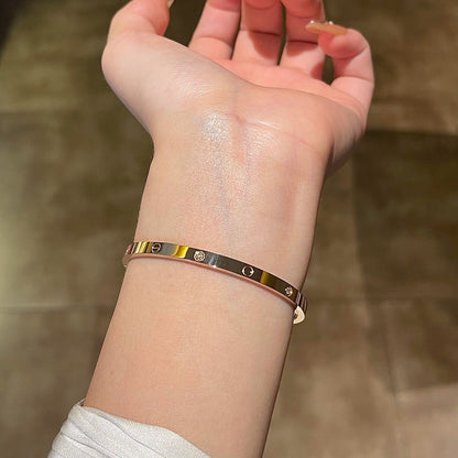 [Luna Brilliance] LOVE BRACELET 3.65MM 6 DIAMONDS
