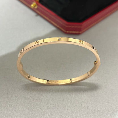[Luna Brilliance] LOVE BRACELET 3.65MM 6 DIAMONDS