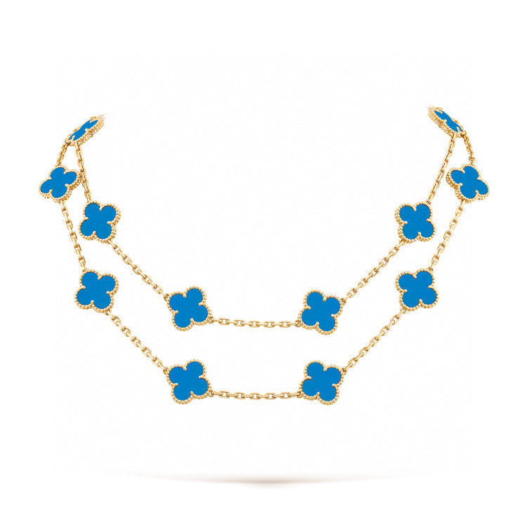 [Luna Brilliance]CLOVER 20 MOTIFS TURQUOISE GOLD