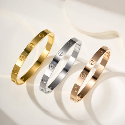 [Luna Brilliance] LOVE BRACELET 6.1MM NO DIAMONDS