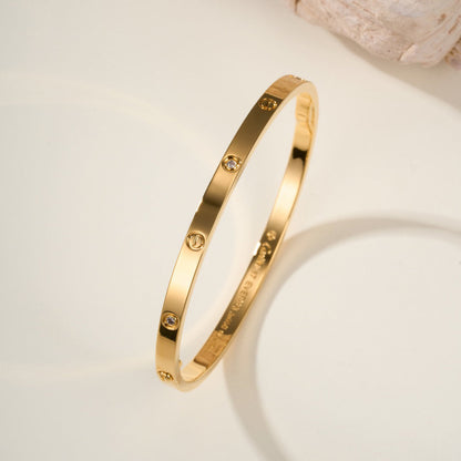 [Luna Brilliance] LOVE BRACELET 3.65MM 6 DIAMONDS