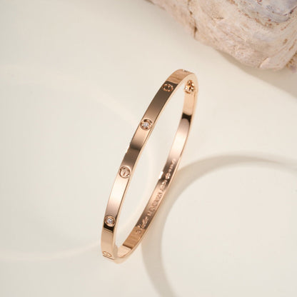 [Luna Brilliance] LOVE BRACELET 3.65MM 6 DIAMONDS