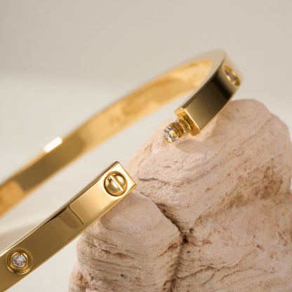[Luna Brilliance] LOVE BRACELET 3.65MM 6 DIAMONDS
